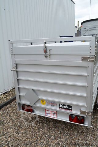 Deckelanhänger Koch-Anhänger 4.13 | ALUBODEN 250X125X95CM 1300KG | TÜR | 3XBWE | DECKELANHÄNGER