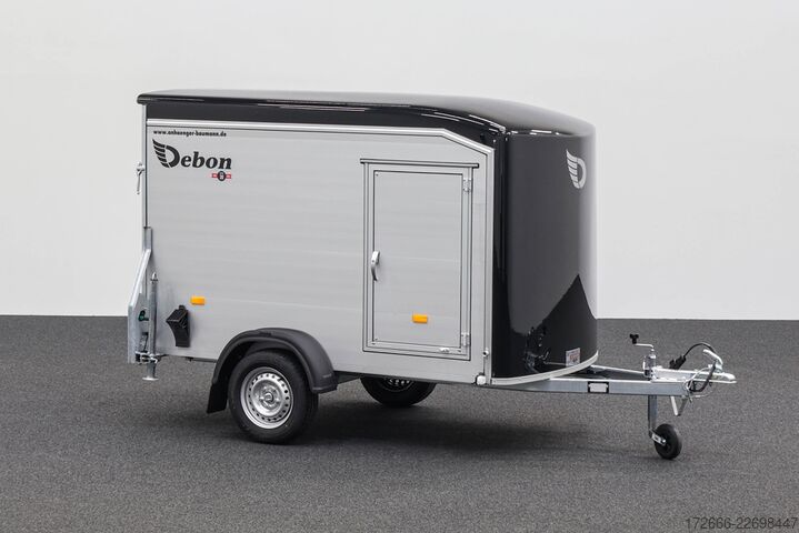 Koffer aanhanger Debon CHEVAL LIBERTE DEBON C255 V2 ALU 750 KG | SCHWARZ +SEITENTÜR