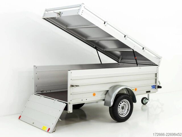 Remorcă cu capac Koch-Anhänger U4 250X125X65CM 750KG | 1XBWE | DECKELANHÄNGER