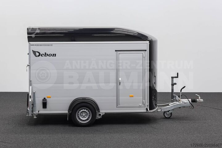 Koffer aanhanger Debon CHEVAL LIBERTE DEBON C400 ALU ROADSTER SCHWARZ +2X SEITENTÜR