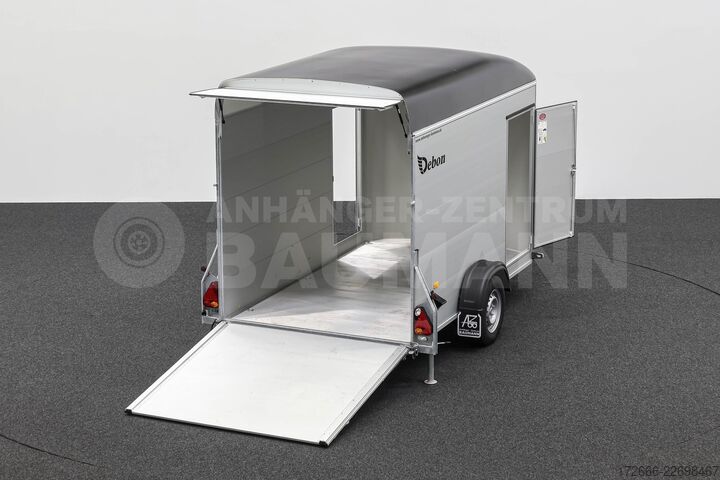 Koffer aanhanger Debon CHEVAL LIBERTE DEBON C400 ALU ROADSTER SCHWARZ +2X SEITENTÜR