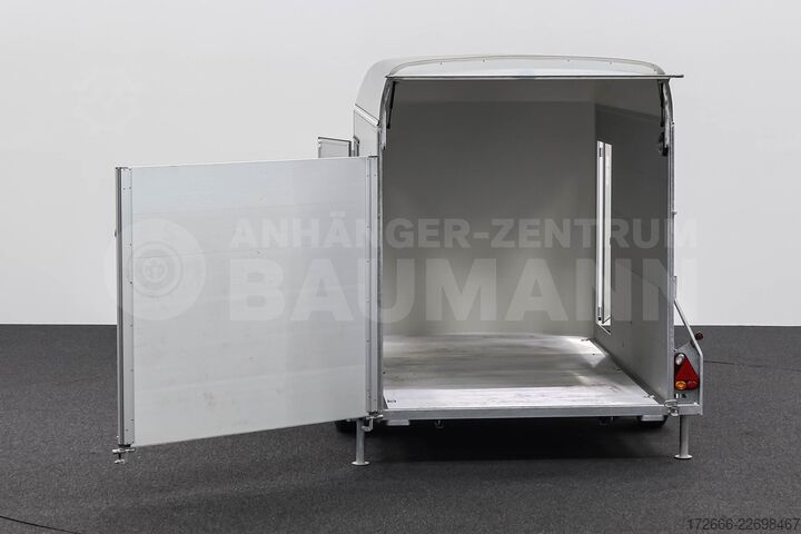 Koffer aanhanger Debon CHEVAL LIBERTE DEBON C400 ALU ROADSTER SCHWARZ +2X SEITENTÜR