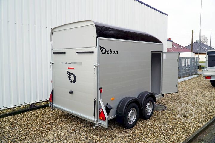 Koffer aanhanger Debon CHEVAL LIBERTE DEBON C500 ALU ROADSTER SCHWARZ +SEITENTÜR