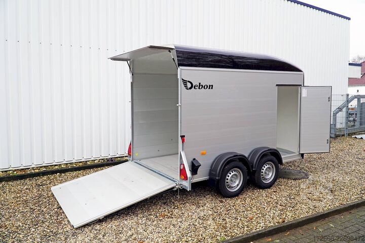 Koffer aanhanger Debon CHEVAL LIBERTE DEBON C500 ALU ROADSTER SCHWARZ +SEITENTÜR