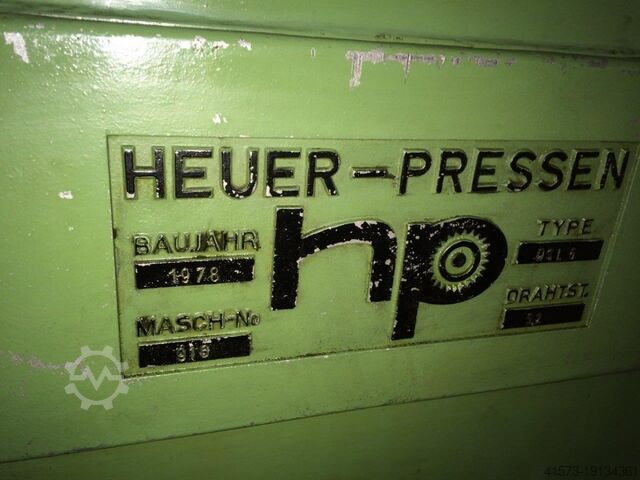 Prensa de impressão dupla HEUER DSL6