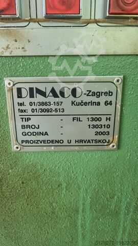 Complete zagerij (stationair) Dinaco FIL 1300 H + VEL 970 H