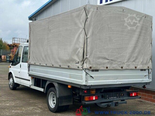 Furgon cu prelată laterală Ford Transit FT 460 DoKa 7 Sitzer Nur 65.623KM 1.Hand