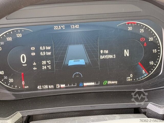 Vrachtwagen met bakwagen MAN TGL 12.250 BL 4X2 Koffer+LBW*AHK*KLIMA*K