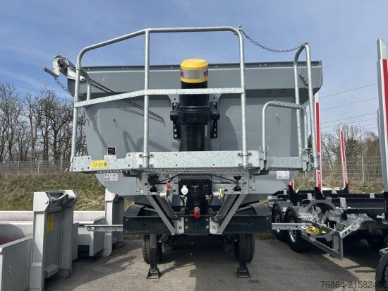 Kippers oplegger SCHWARZMüLLER STAHLRUNDMULDE 25 M³, LIFTACHSE, ROLLPLANE, SAF ACHSEN,  SOFORT VERFüGBAR