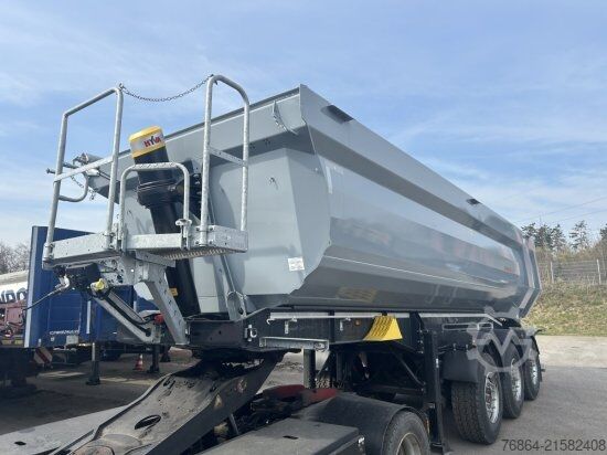 Kippers oplegger SCHWARZMüLLER STAHLRUNDMULDE 25 M³, LIFTACHSE, ROLLPLANE, SAF ACHSEN,  SOFORT VERFüGBAR