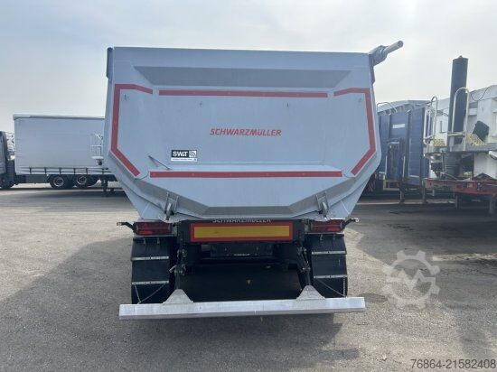 Kippers oplegger SCHWARZMüLLER STAHLRUNDMULDE 25 M³, LIFTACHSE, ROLLPLANE, SAF ACHSEN,  SOFORT VERFüGBAR