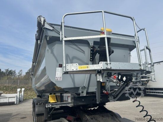 Kippers oplegger SCHWARZMüLLER STAHLRUNDMULDE 25 M³, LIFTACHSE, ROLLPLANE, SAF ACHSEN,  SOFORT VERFüGBAR