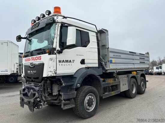 Driezijdige kipper MAN TGS 28.470 6X4X4, MEILLER,  WINTERDIENSTAUSRüSTUNG, ACHSLIFT, LENKACHSE