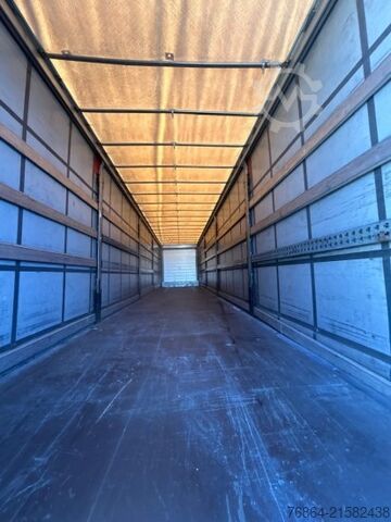 Open oplegger met zeil SCHMITZ PALETTENKASTEN, LIFTACHSE, EDSCHA