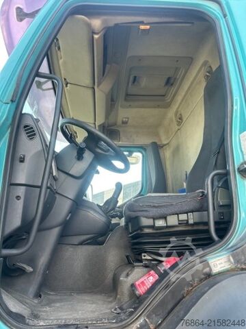 Plattewagen met zeil VOLVO FL 240 4X2R, PLANE, MANUAL, E4, LADEBORDWAND,