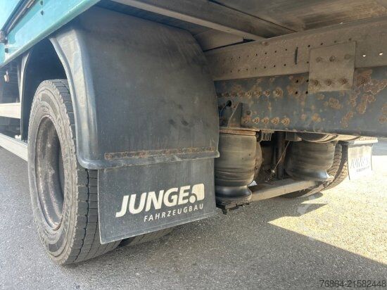 Plattewagen met zeil VOLVO FL 240 4X2R, PLANE, MANUAL, E4, LADEBORDWAND,