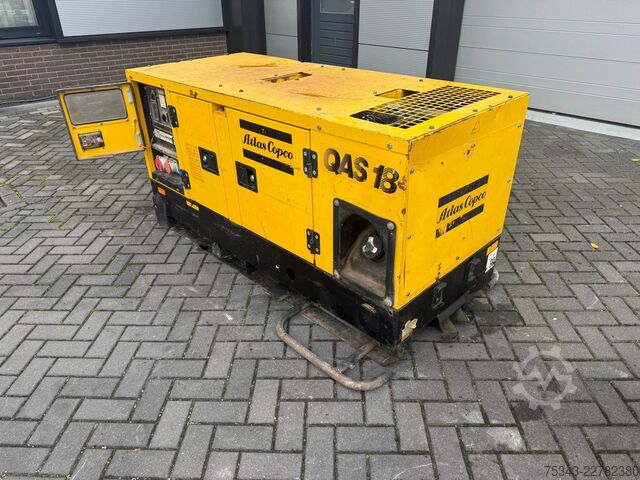 Aggregaat Atlas Copco 2X QAS 18 | 400 V connection | 230 V connection