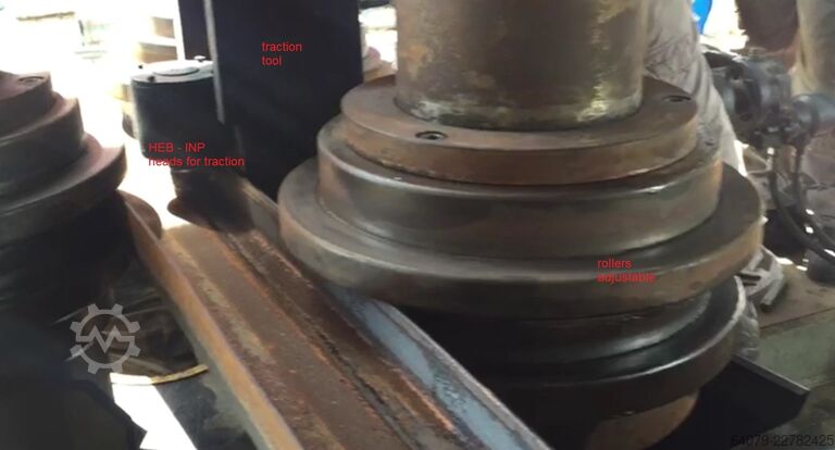 Curvadora de tubos y perfiles MG AR200 HEB IPE SECTION ROLL