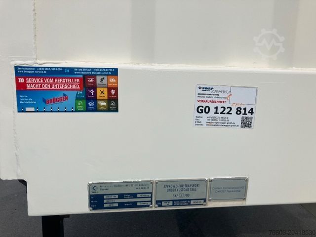 Ρυμουλκούμενο με εναλλάξιμο αμάξωμα Wechselbrücke Koffer