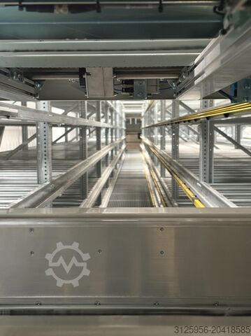 Transportador de rolos Knapp Système de stockage à navette