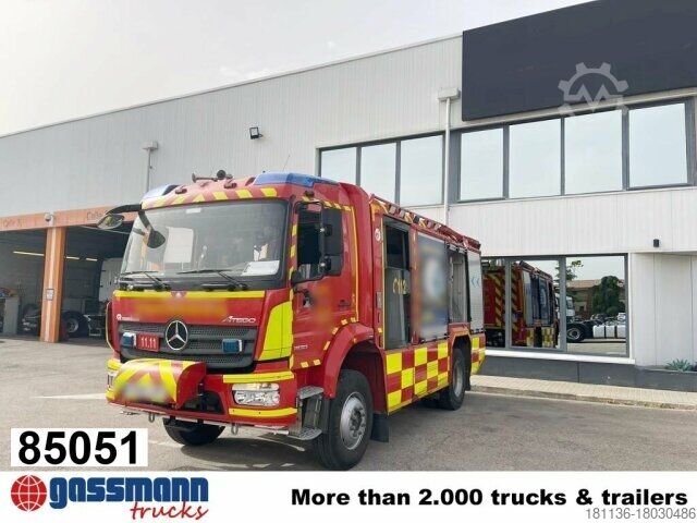 Hasičské auto Mercedes-Benz Atego 1530 AF 4x4, Rosenbauer TLF, Retarder