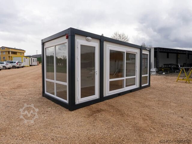 Lakókonténer Wolf Tiny Glass Haus | Wohn-Bürocontainer