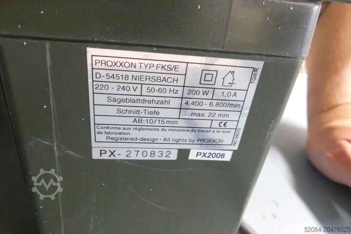 Sierra de mesa de corte fino Proxxon Proxxon FKS/E