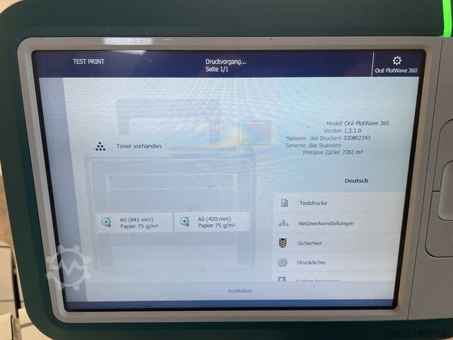 Digitális nyomdagép OCÉ PlotWave 360