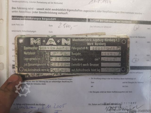 Tractor MAN AS440A