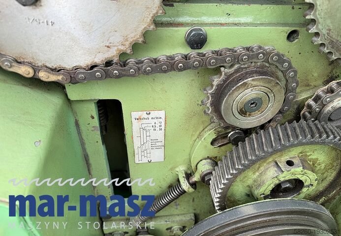 Strugarka dwustronna szerokość 770mm Kupfermuhle grubościówka dwustronna 70