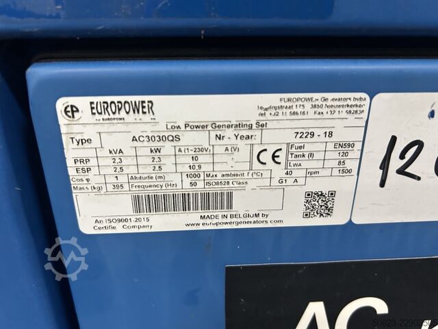  Europower AC3030QS Kubota
