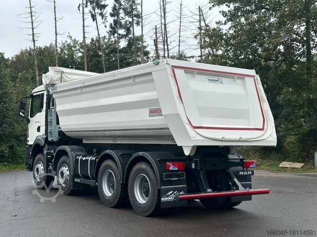 Autocarro ribaltabile MAN TGS 41.440 BB 8X4 Euromix Mulden Kipper HARDOX