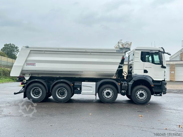 Autocarro ribaltabile MAN TGS 41.440 BB 8X4 Euromix Mulden Kipper HARDOX