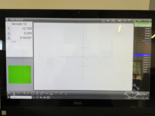 Microscope de mesure HITEC QZW 1 400 x 250 mm HITEC Messtechnik Messmikroskop QZW 1 M3 Software