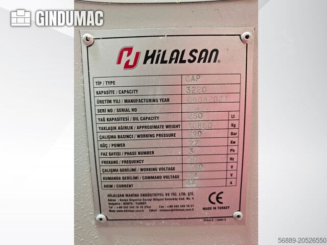Hidraulikus prés HILALSAN ULTIMATE CAP-3220