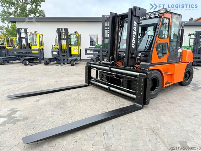 Empilhadeira de quatro rodas DOOSAN 70 / DUPLEX / FORK 2500MM / POSITIONER