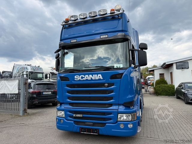Ελκυστήρας μεγάλου όγκου SCANIA R450 Lowliner/Topline/Retarder/2xLiegen/Xenon