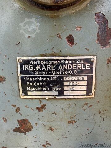 ANDERLE STEYR Type 40 | Shaper | ANDERLE STEYR Typ 40 | Shaper | ANDERLE STEYR Typ 40 | Shaper |