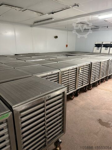 Trolleys and trays for 1300mm diameter retorts Steriflow  Retort trolleys and trays