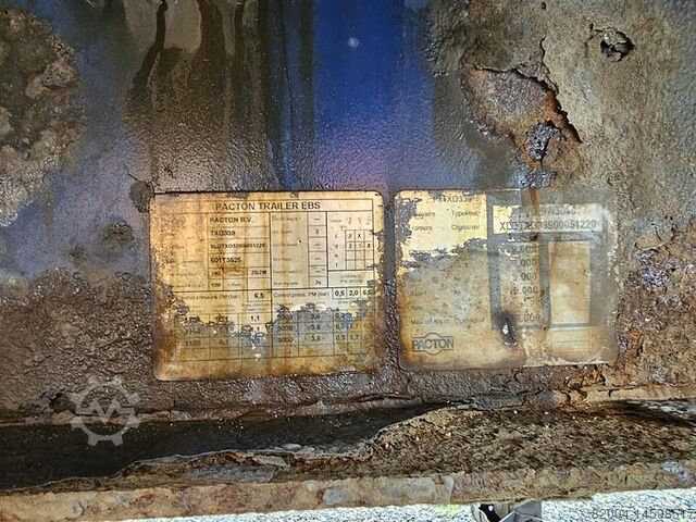 Flatbed Pacton Tc 15904 | Bpw drum |