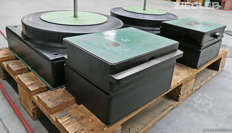 Molas pneumáticas de borracha / Pés de máquina Bilz FAEBI 430