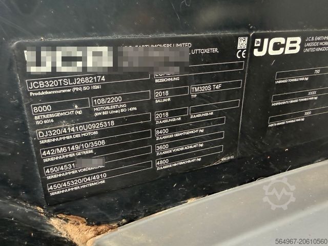 Radlader JCB TM320S Teleskopradlader SW