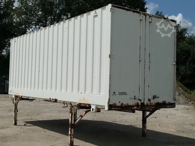 Φορτηγό εναλλασσόμενου αμαξώματος Wechselkoffer, BDF, Schlüssellochblech, Türen