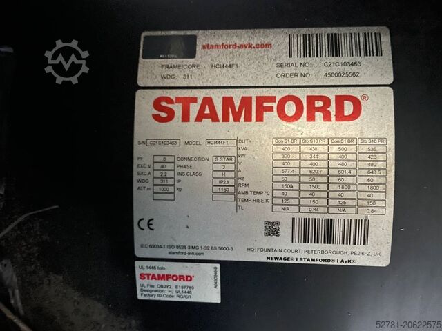 Agregát Perkins 2206A-E13TAG2 - 400 kVA Generator - DPX-12650