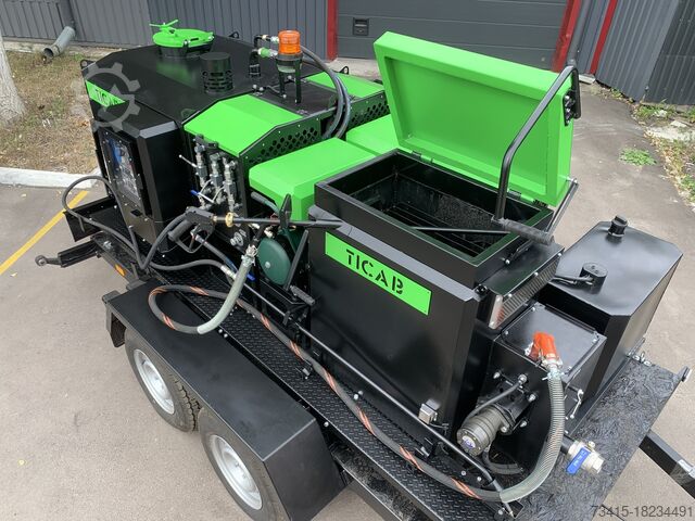 Bitüm Püskürtücü + Çatlak Sızdırmazlık Maddesi 2'si 1 arada TICAB Bitumen Combo Machine (without trailer)