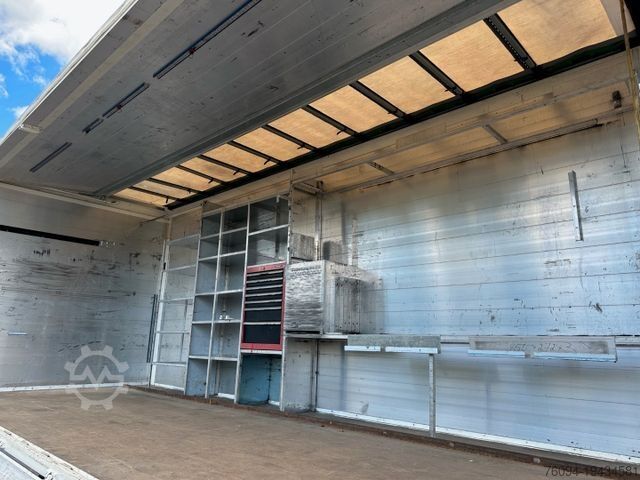 Dobozos teherautó MAN TGM 15.250 Koffer KRAN 14m FUNK EDSCHA