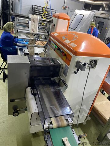 Verpackungsmaschinen für Lebensmittel Record Packaging Machinery Scorpion Flow Wrapper