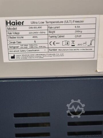 Congélateur Ultra Basse Température Haier DW-86L490 Haier DW-86L490
