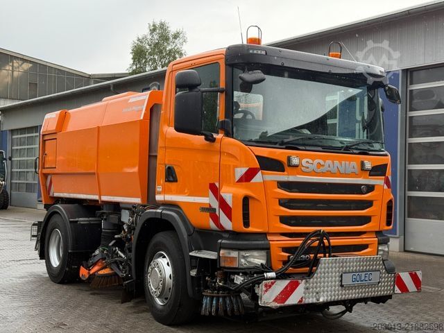 Οδοκαθαριστικό μηχάνημα SCANIA G230 Kehrmaschine SCARAB Magnum