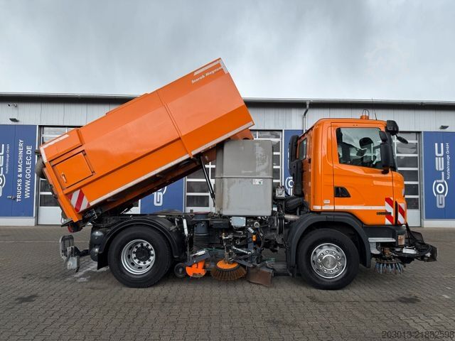 Οδοκαθαριστικό μηχάνημα SCANIA G230 Kehrmaschine SCARAB Magnum